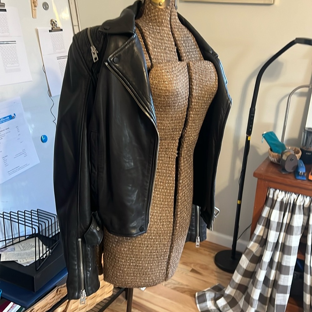 All Saints leather jacket Size 10